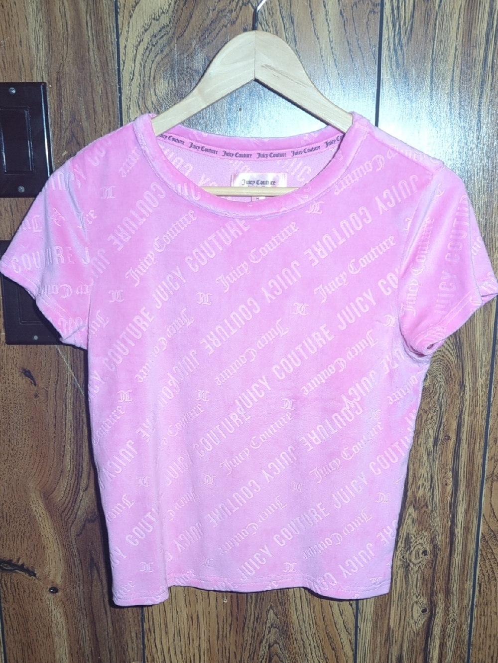 Juicy Couture Bubblegum Pink Logo Tee